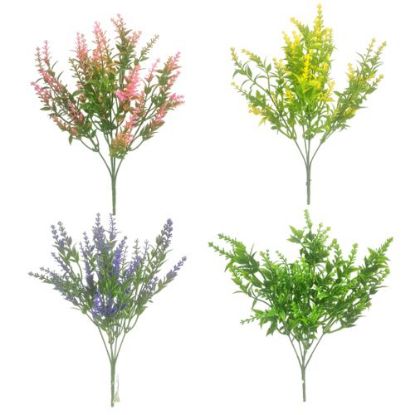 Picture of 32cm PLASTIC ASTILBE BUSH ASSORTED X 48pcs