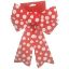Picture of 30cm LARGE CHRISTMAS BOW WITH DOTS RED/WHITE