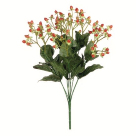 Picture of 43cm HYPERICUM BERRY BUSH ORANGE