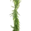 Picture of 140cm PLASTIC ASTILBE AND GRASS GARLAND GREEN/WHITE