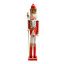Picture of 180cm WOODEN CHRISTMAS NUTCRACKER FIGURE RED/WHITE