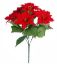 Picture of 36cm POINSETTIA BUSH (6 HEADS) RED