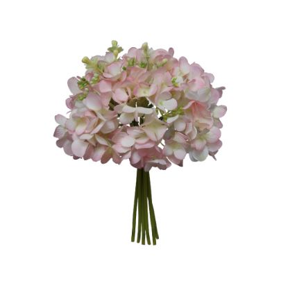 Picture of 28cm BUDDING HYDRANGEA BUNDLE LIGHT PINK