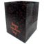 Picture of FLOWER BAG 190x190x250mm HAPPY VALENTINES DAY X 10pcs BLACK/RED