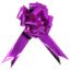 Picture of POLY RIBBON PULL BOWS 50mm X 20pcs METALLIC FUCHSIA