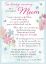 Picture of PLASTIC COATED MEMORIAL CARD X 6pcs - I-L-M OF A WONDERFUL MUM
