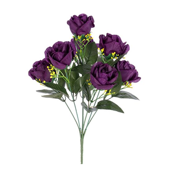 Picture of ROSEBUD BUSH (7 HEADS) PURPLE