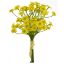 Picture of 27cm MINI SATIN DAISY BUNDLE (6 STEMS) YELLOW