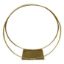 Picture of 45cm METAL DOUBLE RING ROUND DECO FRAME GOLD