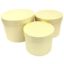 Picture of SET OF 3 ROUND FLOWER BOXES CREAM