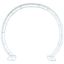 Picture of 2.4m (240cm) METAL ARCH DECO FRAME WITH STAND WHITE
