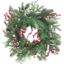 Picture of 60cm CHRISTMAS SPRUCE & HOLLY WREATH WITH CONES & BERRIES GREEN/RED