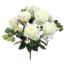 Picture of 46cm ROSE HYDRANGEA & EUCALYPTUS MIXED BUSH IVORY