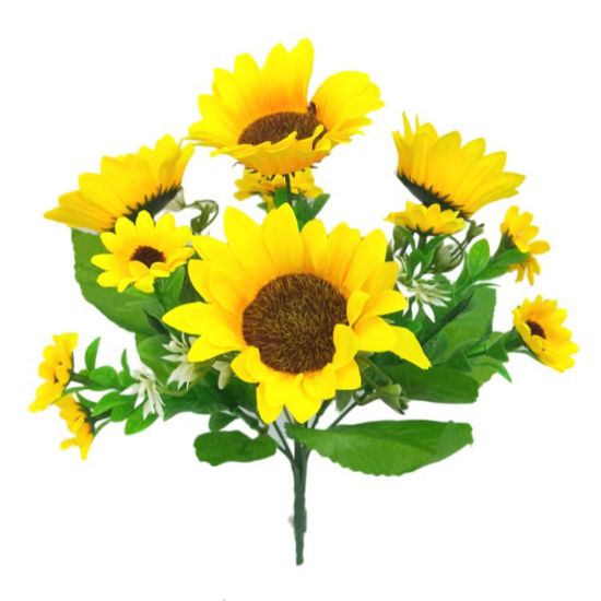 Picture of 29cm SUNFLOWER BUSH BRIGHT YELLOW