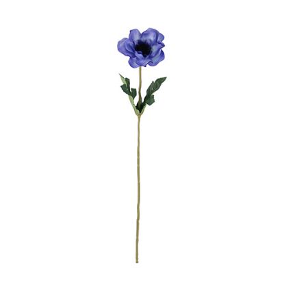 Picture of 48cm SINGLE ANEMONE BLUE