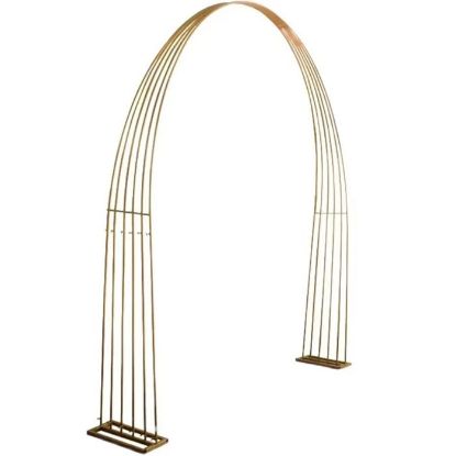 Picture of 240cm METAL ARCH FRAME WITH STAND GOLD