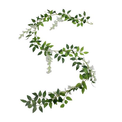Picture of 183cm (6ft) WISTERIA GARLAND IVORY