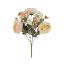 Picture of 44cm PEONY HYDRANGEA & ALSTRO BUSH WITH FOLIAGE CREAM MIX