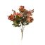 Picture of 32cm AUTUMN MIXED ROSEBUD & HYDRANGEA BUSH BROWN