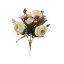 Picture of 32cm AUTUMN MIXED RANUNCULUS & HYDRANGEA BUSH CREAM/BROWN