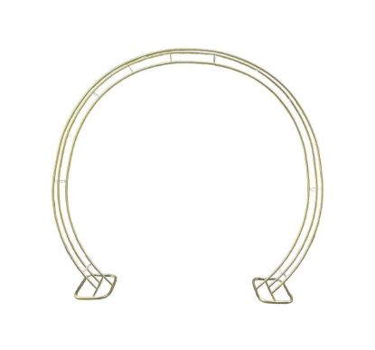 Picture of 2.4m (240cm) METAL ARCH DECO FRAME WITH STAND GOLD