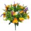 Picture of 36cm SPRING SATIN PANSY BUSH WITH LAVENDER ORANGE/PURPLE