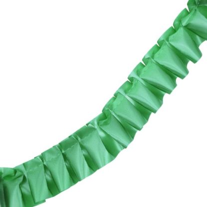 Picture of 50mm PRE PLEATED RIBBON X 10 METRES EMERALD GREEN