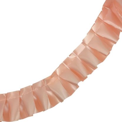 Picture of 50mm PRE PLEATED RIBBON X 10 METRES PEACH