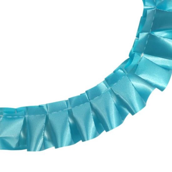 Picture of 50mm PRE PLEATED RIBBON X 10 METRES TURQUOISE