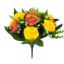 Picture of 35cm ROSE BUSH WITH BERRIES YELLOW/ORANGE