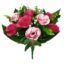 Picture of 35cm ROSE BUSH WITH BERRIES PINK/WINE