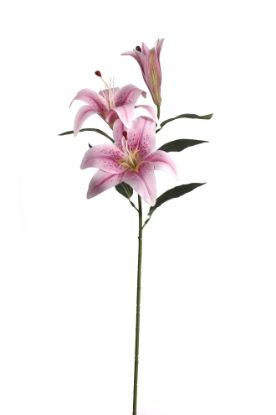Picture of 86cm UV RESISTANT GIANT TIGER LILY SPRAY PURPLE