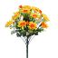 Picture of 50cm SPIKY DAHLIA BUSH (18 HEADS) YELLOW/BRIGHT ORANGE