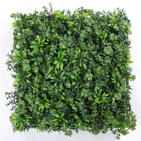 Picture of 50cm X 50cm UV RESISTANT PLASTIC FOLIAGE WALL GREEN
