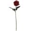 Picture of 63cm REAL TOUCH TEA ROSE RED