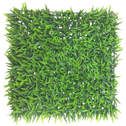 Picture of 50cm X 50cm UV RESISTANT PLASTIC FOLIAGE WALL GREEN