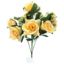 Picture of 31cm ROSE BUSH (10 HEADS) YELLOW/PINK