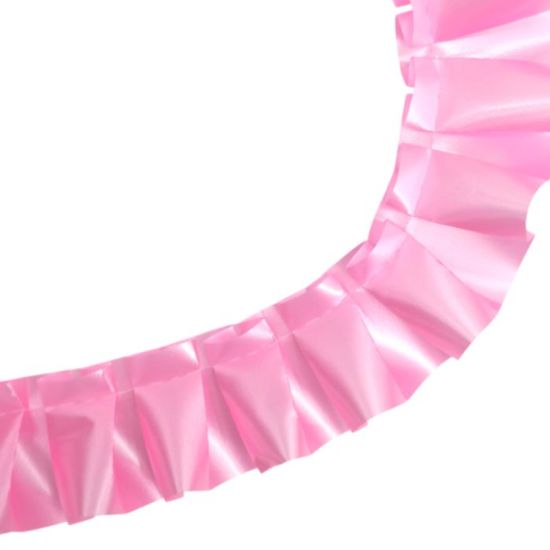 Picture of 50mm PRE PLEATED RIBBON X 32 METRES BUBBLEGUM PINK