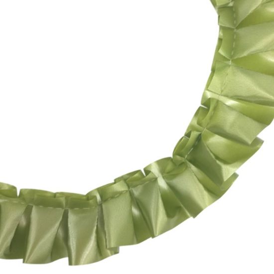 Picture of 50mm PRE PLEATED RIBBON X 32 METRES MOSS GREEN