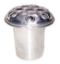 Picture of ALUMINIUM GRAVE VASE INSERT 5" SILVER WITH SILVER LID