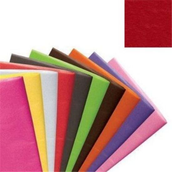Picture of TISSUE PAPER 500 x 750mm (17gsm) X 48 SHEETS BURGUNDY