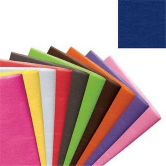 Picture of TISSUE PAPER 500 X 750mm (17gsm) X 240 SHEETS NAVY BLUE