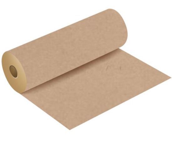 Picture of 50g PREMIUM RIBBED KRAFT PAPER ROLL 50cm X 3kg (120metres) NATURAL