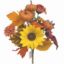 Picture of 47cm AUTUMN SUNFLOWER PUMPKIN & ROSE MIXED BUSH ORANGE/YELLOW