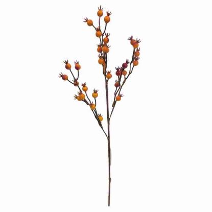 Picture of 54cm AUTUMN BERRY SPRAY ORANGE
