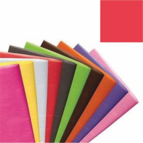 Picture of TISSUE PAPER 500 X 750mm (17gsm) X 240 SHEETS RED