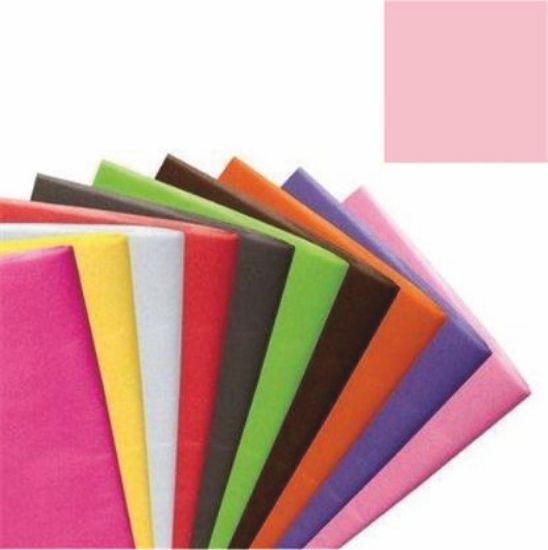 Picture of TISSUE PAPER 500 X 750mm (17gsm) X 240 SHEETS PALE PINK