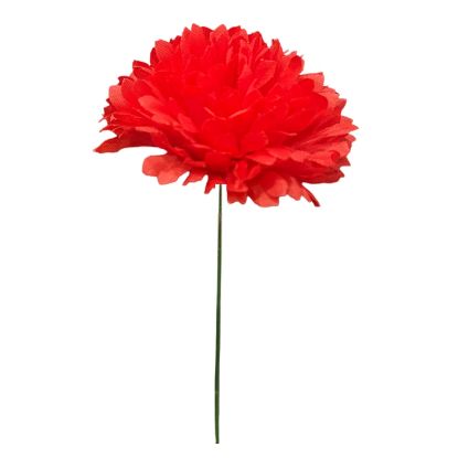 Picture of 9cm SINGLE CHRYSANTHEMUM ON 19cm STEM RED X 144pcs