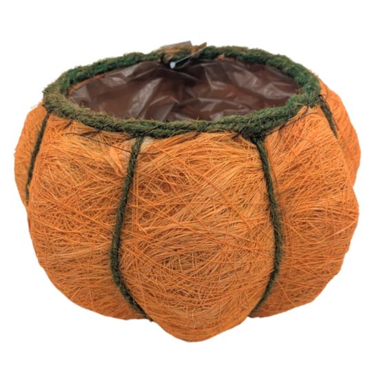 Picture of 25cm SISAL PUMPKIN PLANTER ORANGE