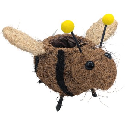 Picture of 25cm COCO FIBRE BEE PLANTER BROWN/YELLOW
